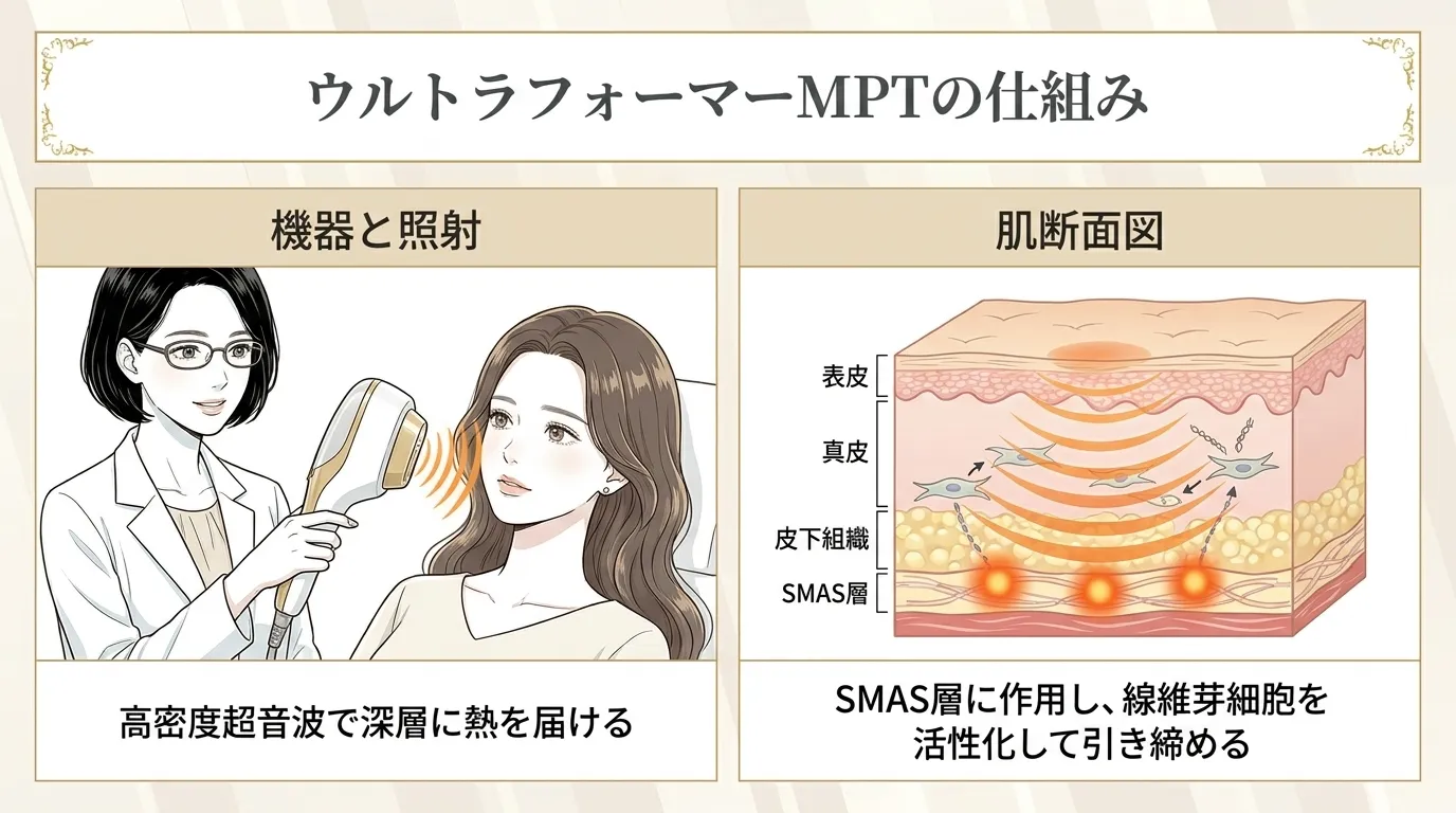 ウルトラフォーマーMPTの効果の仕組み