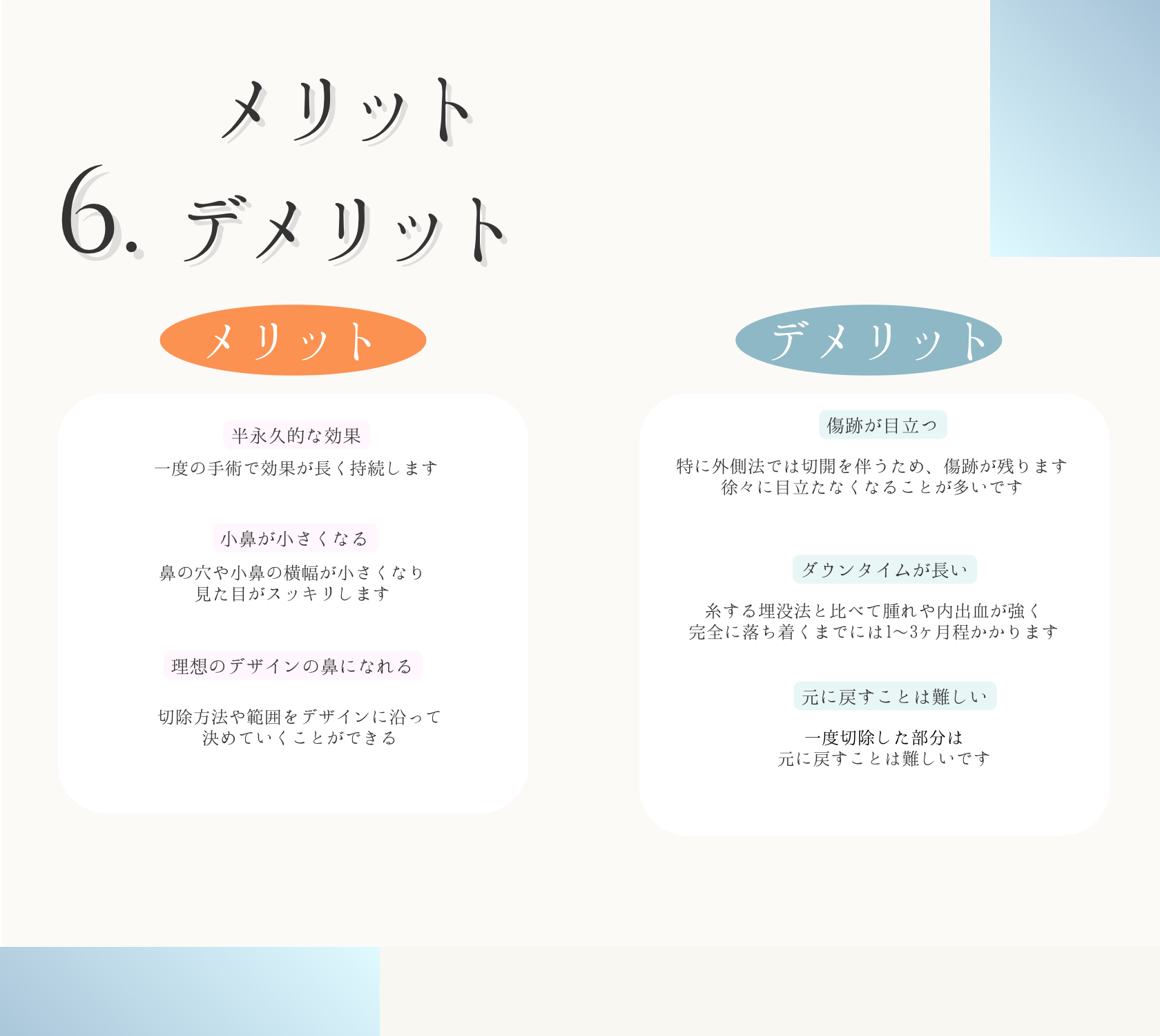 メリット・デメリット